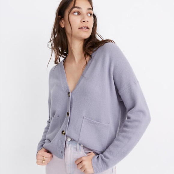 Madewell Sweaters - Madewell Short Kent Ex-Boyfriend Cardigan Sweater